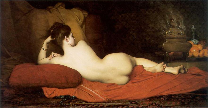 Odalisque painted by Jules Joseph Lefebvre 1874.jpg